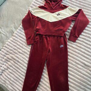 Nike Women's Velour Tracksuit - Size XS